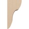 Ekena Millwork 7"W x 7"D x 14"H Wide Carmel Rough Cedar Woodgrain TimberThane Corbel, Primed Tan CORUR07X07X14CARRCPR - alternate 5
